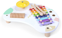 Cymbałki dla dzieci, stół muzyczny, drewniany, Ecotoys