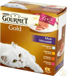 Purina Gourmet Gold Mus mix 8x85g