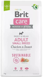 Brit care dog sustainable adult small chicken insect