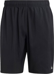 adidas Mężczyźni Solid CLX Classic-Length Swim Shorts, Black/Lucid