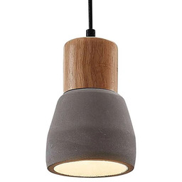 Lindby - Margot Lampa Wisząca Concrete/Wood