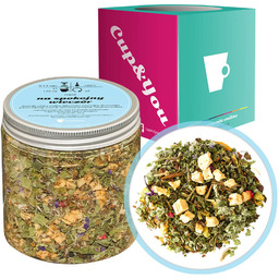 Herbata ziołowa uspokajająca NA SPOKOJNY WIECZÓR jabłka melisa