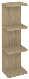 Sapho RIWA regał 20x70x15cm wiąz Bardini RIW200-0013