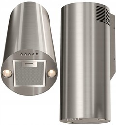 Okap Kuchenny Przyścienny Kominowy 31 cm Tuba Satyna