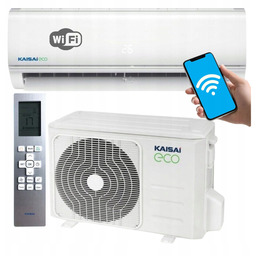 Klimatyzator ścienny Kaisai Eco 2,6kW Wifi Grzałka Wydajny