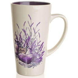 BANQUET Kubek ceramiczny wysoki 450 ml Lavender,