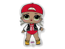 Balon foliowy urodzinowy MC Swag LOL Surprise -