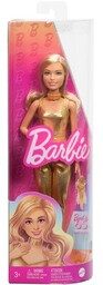 Lalka Barbie Fashionistas Złoty kombinezon HRH19