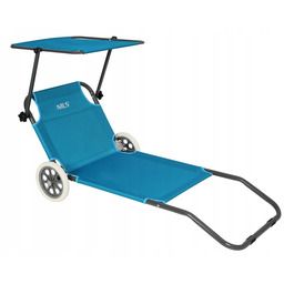 Leżak turystyczny Nils Camp NC3307 Niebieski