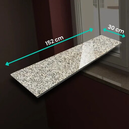 Parapet Granitowy Beż Polerowany G682 152x30x2 cm