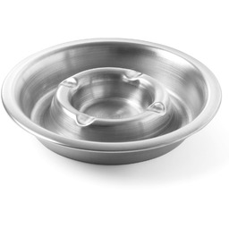 Popielnica z rynną na popiół stal nierdzewna śr.