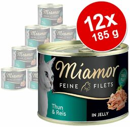 Megapakiet Miamor Feine Filets w puszkach, 12 x