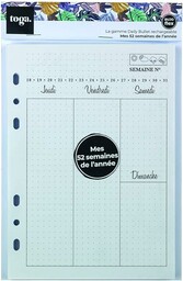 Toga BJ203 arkusze uzupełniające do Bullet Journal, wielokolorowe,