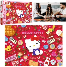 Hello Kitty Puzzle 1000 elementów, układanka TREFL