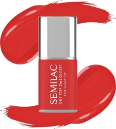 SEMILAC One Step Glossy 3in1 Lakier hybrydowy