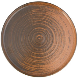 TALERZ PŁYTKI Z WYSOKIM RANTEM LYKKE BROWN 18