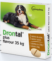 Drontal Plus Flavour 35 kg 2 tabletki