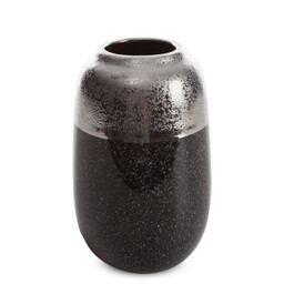 Eurofirany Wazon dekoracyjny 14x14x22 Leo srebrny stalowy 02
