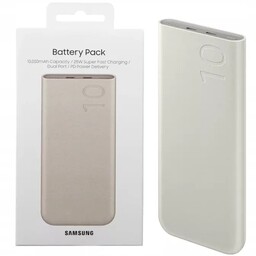 Oryginalny Powerbank Samsung EB-P3400 10 000mAh beżowy FAST