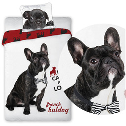 Pościel Młodzieżowa Bawełniana Best Friends Dog Keep Calm