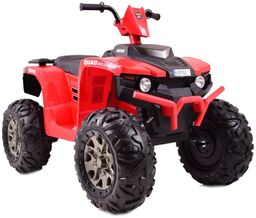 DUŻY QUAD NA AKUMULATOR, MIĘKKIE SIEDZENIE, MIĘKKIE KOŁA/CH9955