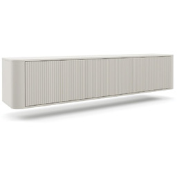 Kaszmirowa szafka RTV wisząca Trenza 200 cm