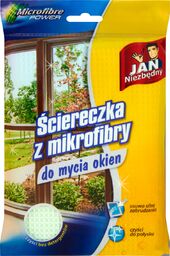 Jan Niezbędny, ściereczka z mikrofibry do mycia okien,