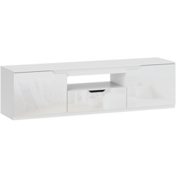 Stojak pod TV Homcom 160x38x43cm., biały