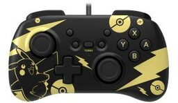 Hori Horipad Mini Pikachu Black & Gold