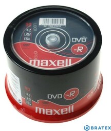 Maxell plyta DVD-R 4,7GB 16x cake 50