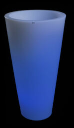 Nowoczesna donica podświetlana Della 90 cm LED RGB