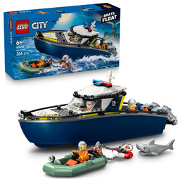 LEGO City, klocki, Pościg łodzią policyjną, 60456