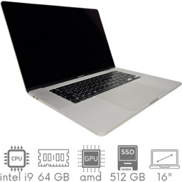 Apple Macbook Pro 16 A2141 i9 64 512SSD