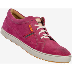 Półbuty Damskie Skórzane Buty Tenisówki Sneakersy Fuksja Rammit