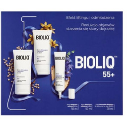 BIOLIQ 55+ Zestaw prezentowy: Krem liftingująco-odżywczy na dzień,