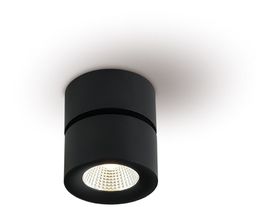 Oprawa natynkowa regulowana LED Mone nero tuba czarna