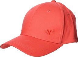 4F H4L20-CAD006-62S Czapka Z Daszkiem Damska, Czerwony