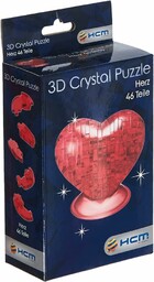 Crystal Puzzle - Herz Rot - 46 Teile
