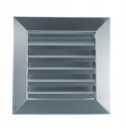 Kratka wentylacyjna metalowa inox 12,5x12,5 Polska