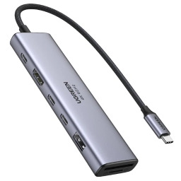 UGREEN Revodok 7w1 USB-C do 2x USB-C 3.2