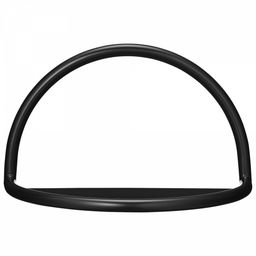 Aytm ANGUI Półka Ścienna 39 cm Czarna