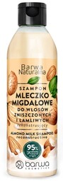 BARWA Naturalna Mleczko Migdałowe Szampon do włosów zniszczonych