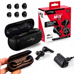 Słuchawki bezprzewodowe douszne HyperX Cloud MIX Buds Czarne