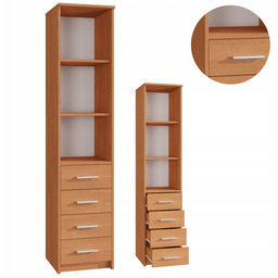 Regał Bodo R40O 4S Olcha biurowy szuflady szafka