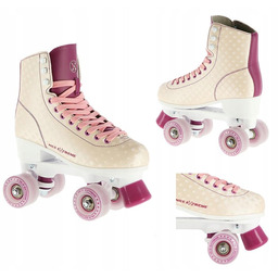 Wrotki Klasyczne Rozm. 36 Kremowe ABEC7 Nils Extreme