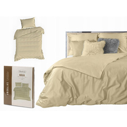 Eurofirany Pościel 140x200 Bawełna Satynowa Gładka Jednokolorowa Nova