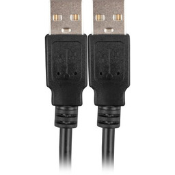 LANBERG Kabel USB-A - USB-A CA-USBA-20CU-0005-BK 0.5 m