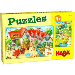 HABA 306162 - Puzzles gospodarstwo rolne, puzzle