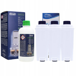 Odkamieniacz do ekspresu Delonghi Ecodecalk + 3x filtr