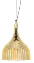 Kartell - E Lampa Wisząca Żółta